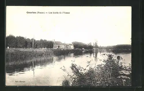 AK Courlon-sur-Yonne, Les bords de l`Yonne