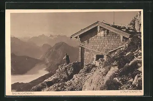 AK Stauffenhütte, Blick in das Tal