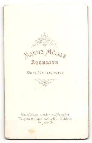Fotografie Atelier Müller, Rochlitz, Portrait bürgerliche Dame im eleganten Kleid mit Kragenbrosche