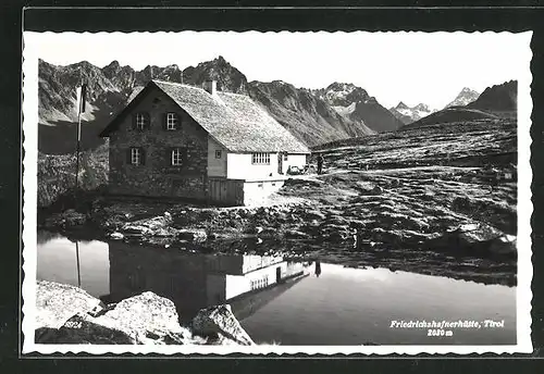 AK Friedrichshafner Hütte, Gebirgspartie und Seeufer