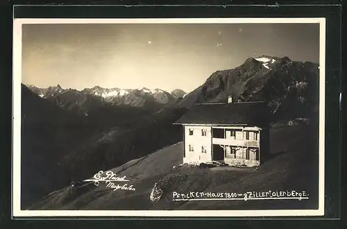 AK Penkenhaus, Panoramablick auf die Zillertalerberge