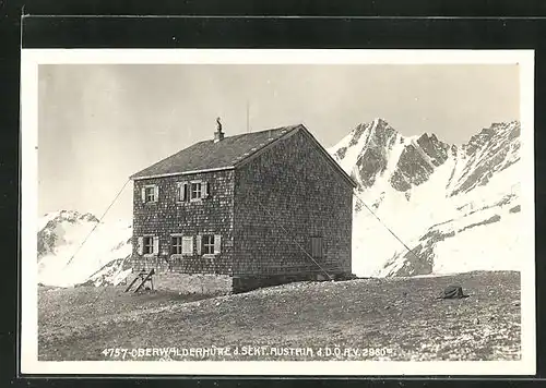 AK Oberwalderhütte, Berghütte der Sekt. Austria d. D.Ö.A.V.