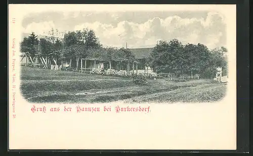 AK Purkersdorf, Ansicht vom Gasthof Paunzen