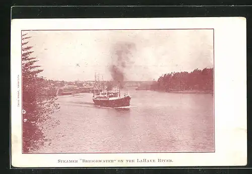 AK Binnenschiff Bridgewater on the LaHave River