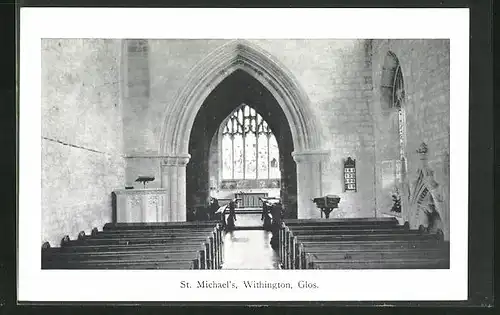 AK Withington, inside view of St. Michael's Church