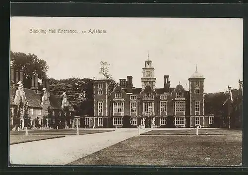 AK Blickling, Hall, Entrance, Auffahrt