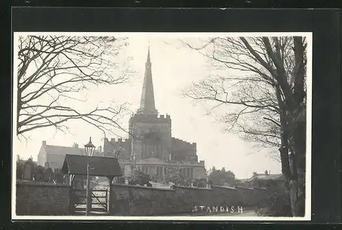 AK Standish, Gebäudeansicht von der Stadtkirche