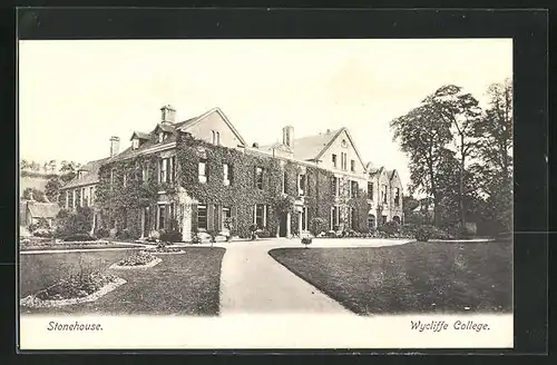 AK Stonehouse, Wycliffe College mit Zufahrt