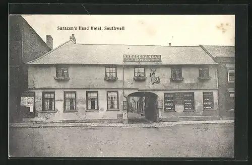AK Southwell, Saracen`s Head Hotel