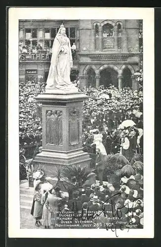 AK Nottingham, Unveiling the Statue of Queen Victoria, 1905