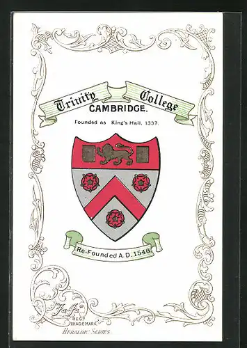 AK Cambridge, Wappen des Trinity College