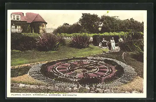 AK Weymouth, Floral Clock, Greenhill Gardens
