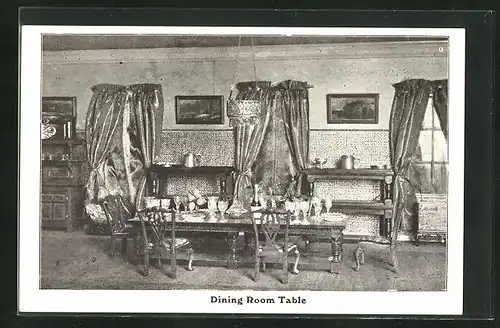 AK Dining Room Table, Puppenhaus, Möbel, Titania`s Palace