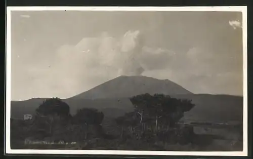 Foto-AK Vesuv, Totale des Vulkanes