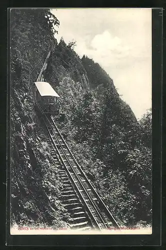 AK Blick auf die Bürgenstockbahn