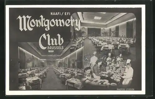 AK Brussels, Montgomery Club, Blick ins Restaurant