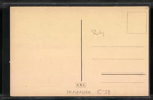 AK Immensee, Missionshaus Bethlehem, Die Setzerei, Innenansicht