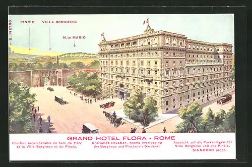 AK Roma, Grand Hotel Flora