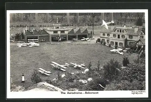 AK Bekonscot, The Aerodrome, Modell-Flughafen