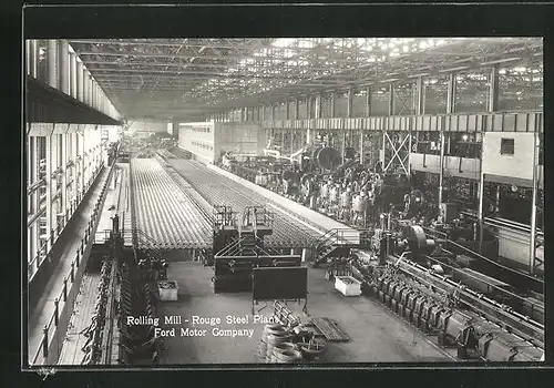 AK Dearborn, MI, Rouge Steel Plant, Ford Motor Company, Rolling Mill
