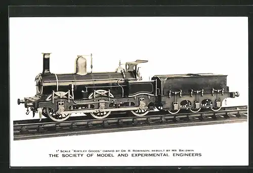 AK The Society of Model and Experimental Engineers, 1r Scale Kirtley Goods owned by Dr. R. Robinson