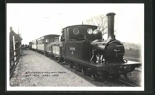 AK Southwold Railway Train, Sep 1879 - April 1929, Kleinbahn
