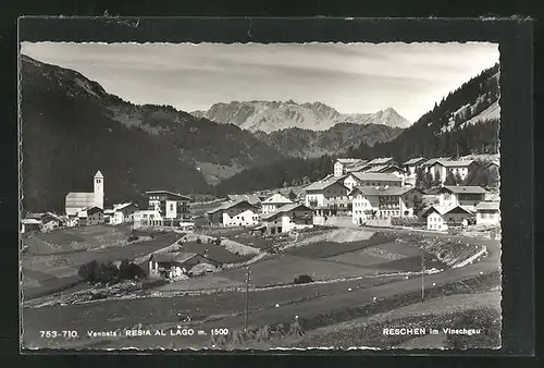 AK Reschen im Vinschgau, Gesamtansicht