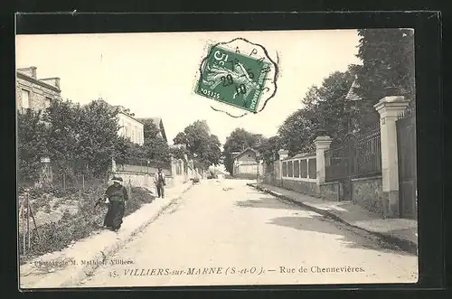 AK Villiers-sur-Marne, Rue de Chennevieres