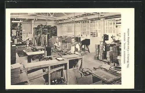 AK Oxford, University Press, The Bindery-Case making section