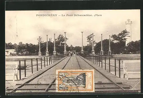 AK Pondichéry, Le Pont Débarcadère