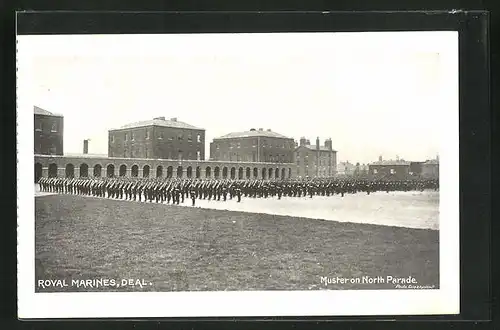 AK Deal, Royal Marines, Muster on North Parade