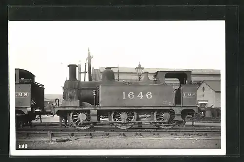 AK englische Eisenbahn, Lokomotive Nr. 1646 der LMS