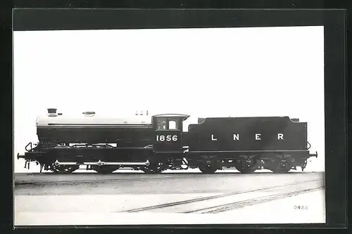 AK englische Eisenbahn, Lokomotive Nr. 1856 der LNER mit Tender