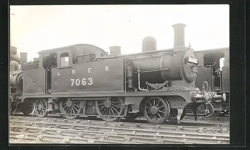 AK englische Eisenbahn der Gesellschaft L.N.E.R. mit Kennung 7063