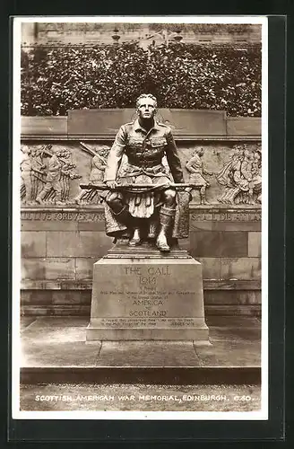 AK Edinburgh, Denkmal Scottish American War Memorial