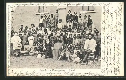 AK Natal, Schule zu Koenigsberg, Klassenfoto