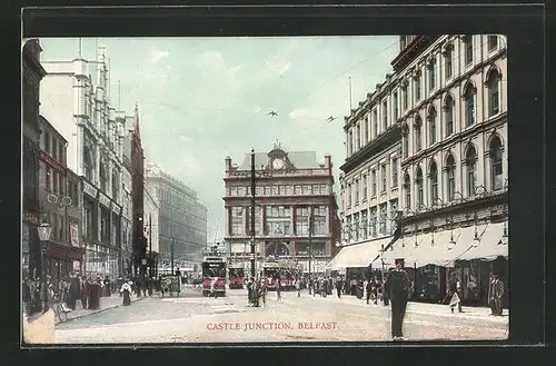 AK Belfast, Castle Junction with Tram