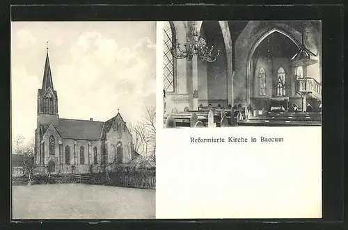 AK Baccum, Reformierte Kirche, Innenansicht