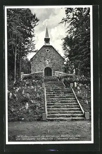 AK Weschnitz / Odenwald, St. Walpurgiskapelle