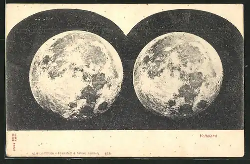 AK Vollmond in doppelter Ansicht