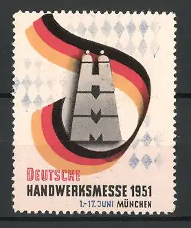 Reklamemarke München, Deutsche Handwerksmesse 1951