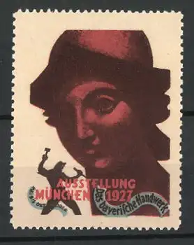 Reklamemarke München, Ausstellung Das bayerische Handwerk 1927