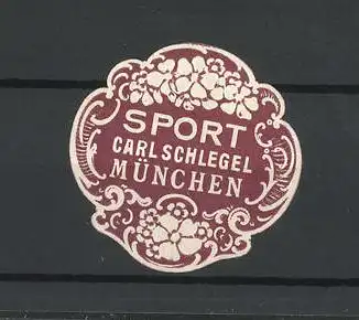 Reklamemarke München, Sport Carl Schlegel