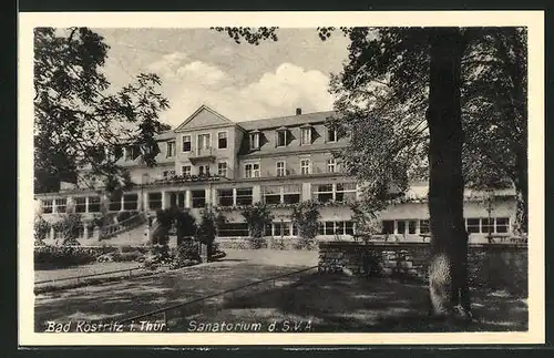 AK Bad Köstritz i. Thür, Sanatorium d. S.V.A.