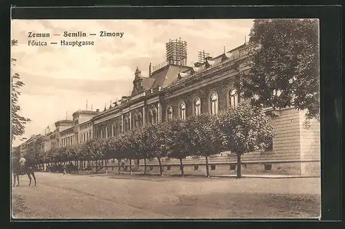 AK Zemun-Semlin, Föutca - Hauptgasse