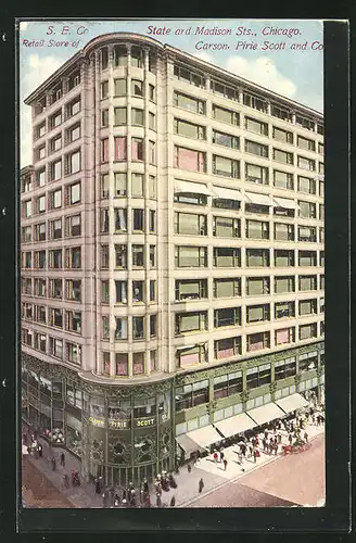 AK Chicago, IL, State and Madison Sts., Co S. E. Co. Retail Store of Carson, Pirie Scot an Co