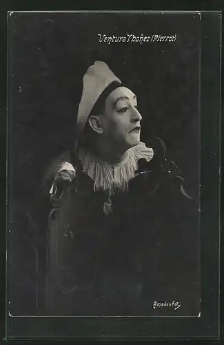 AK Schauspieler Ventura Ybanez als Pierrot