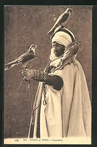 AK Fauconnier, Falkner aus Nordafrika