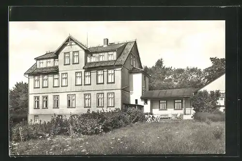 AK Elbingerode / Harz, Diakonissenmutterhaus Neuvandsburg, Haus Lärche