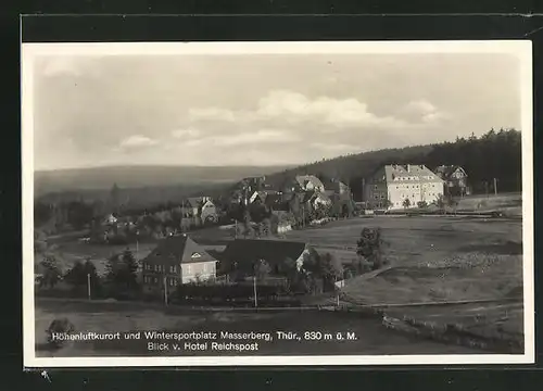 AK Masserberg / Thür., Panoramablick vom Berg